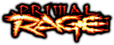 Primal Rage title screen for Sega Saturn